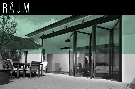 black bifold doors from raum 