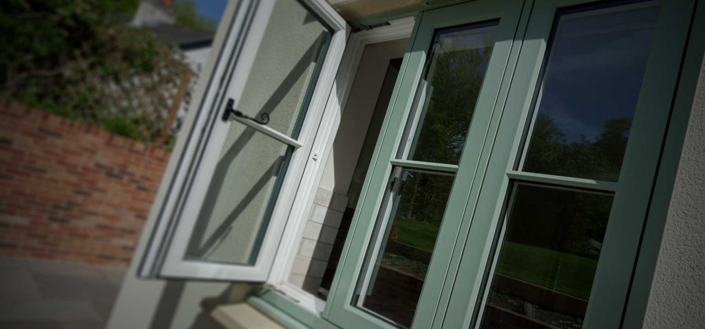 Flush sash window with the Infinity weld from Dekko