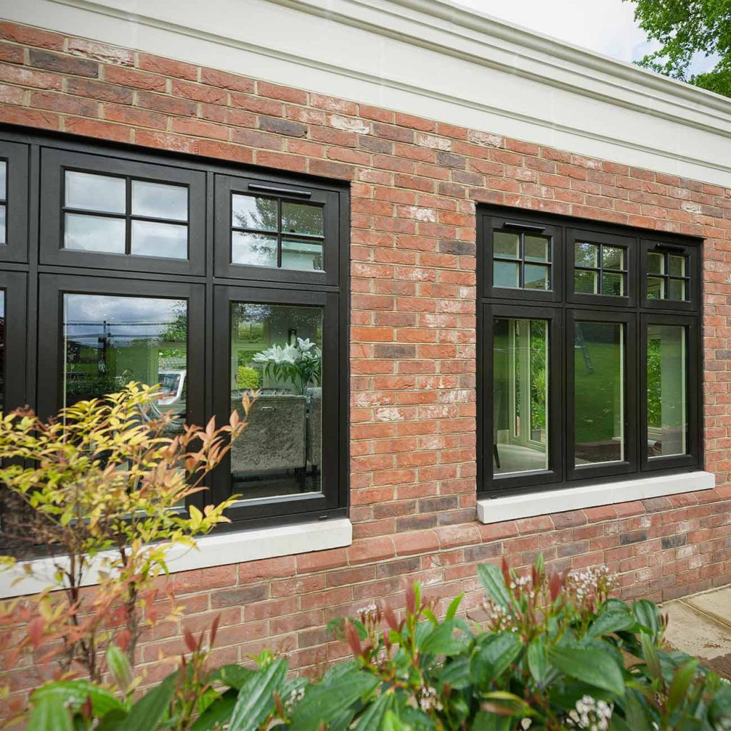 Black Residence 9 flush sash windows
