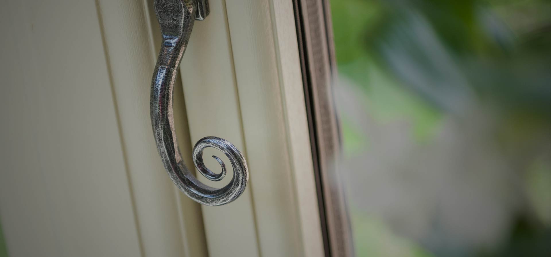 Residence 9 upvc window with monkey tail handle