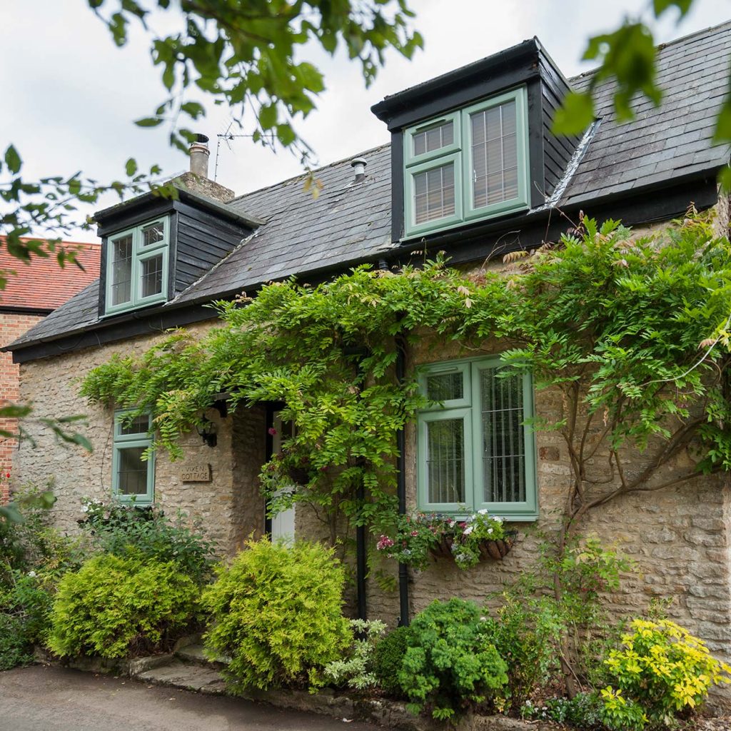 Chartwell green uPVC windows