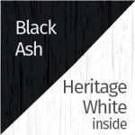 Black Ash / Heritage White