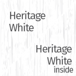Heritage White / Heritage White inside