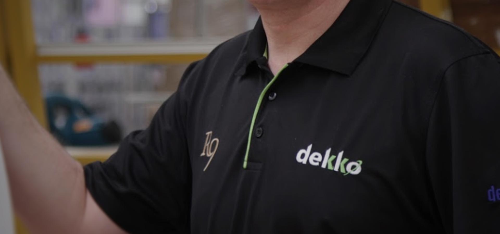 A member of the Dekko team at one of our trade counters