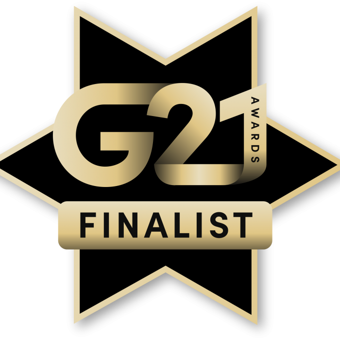 Dekko shortlisted for G21 Awards
