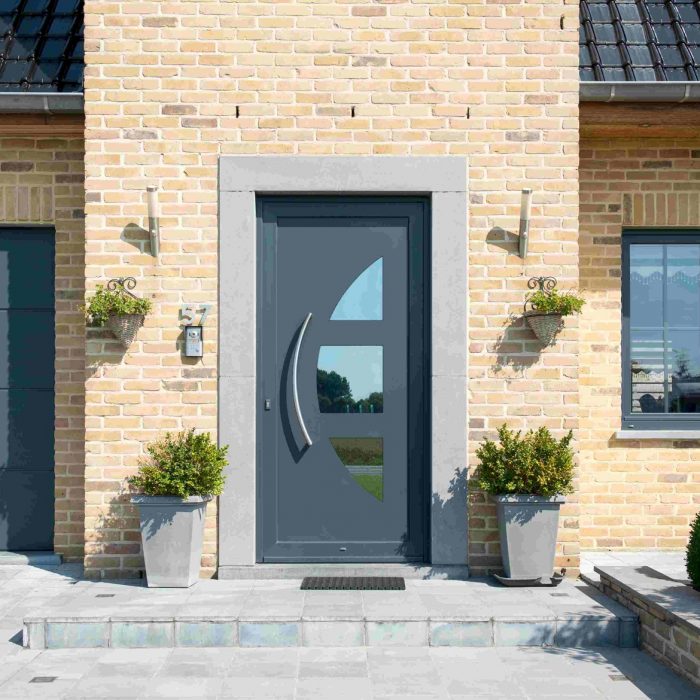Are aluminium entrance doors popular with homeowners?