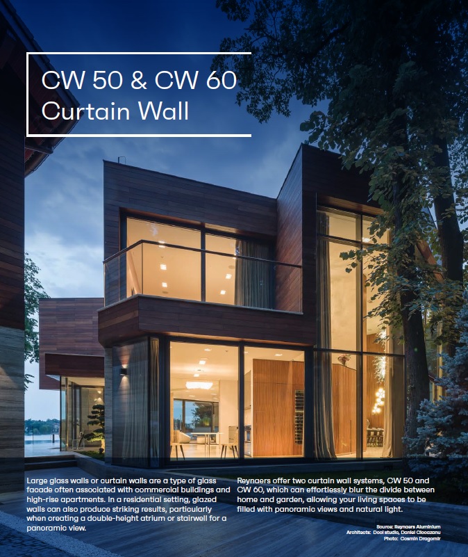 Reynaers CW 50 Curtain Walling Brochure thumbnail