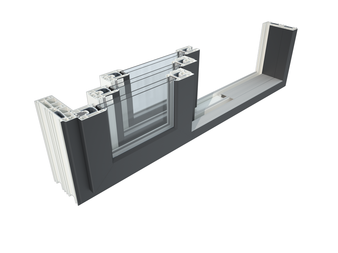 Deceuninck Triple Track Patio Door 2
