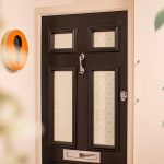 Black Comp Door composite entrance door in Comp Door Showrool