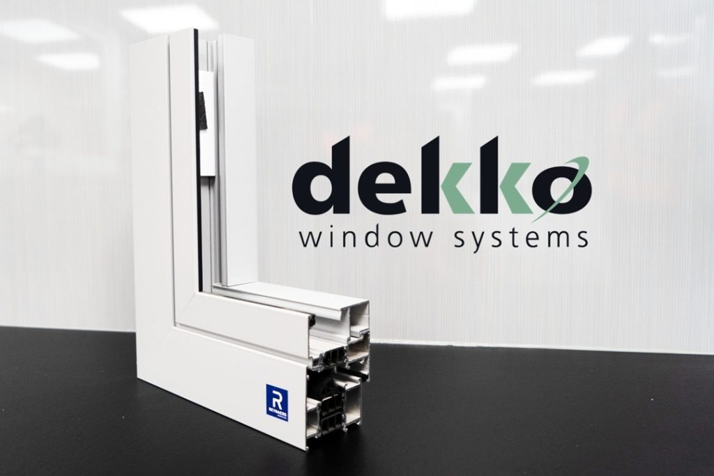 Reynaers profile section with Dekko Logo